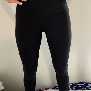 Lululemon Black polka dot leggings